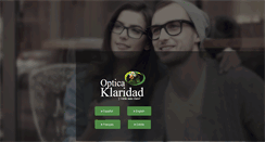 Desktop Screenshot of opticaklaridad.com