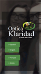 Mobile Screenshot of opticaklaridad.com