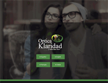 Tablet Screenshot of opticaklaridad.com